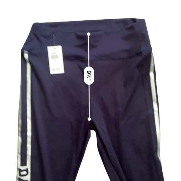 LYDAA activewear joggers navy blue stretch side stripes Dallas NWT Women L/XL - Picture 7 of 12